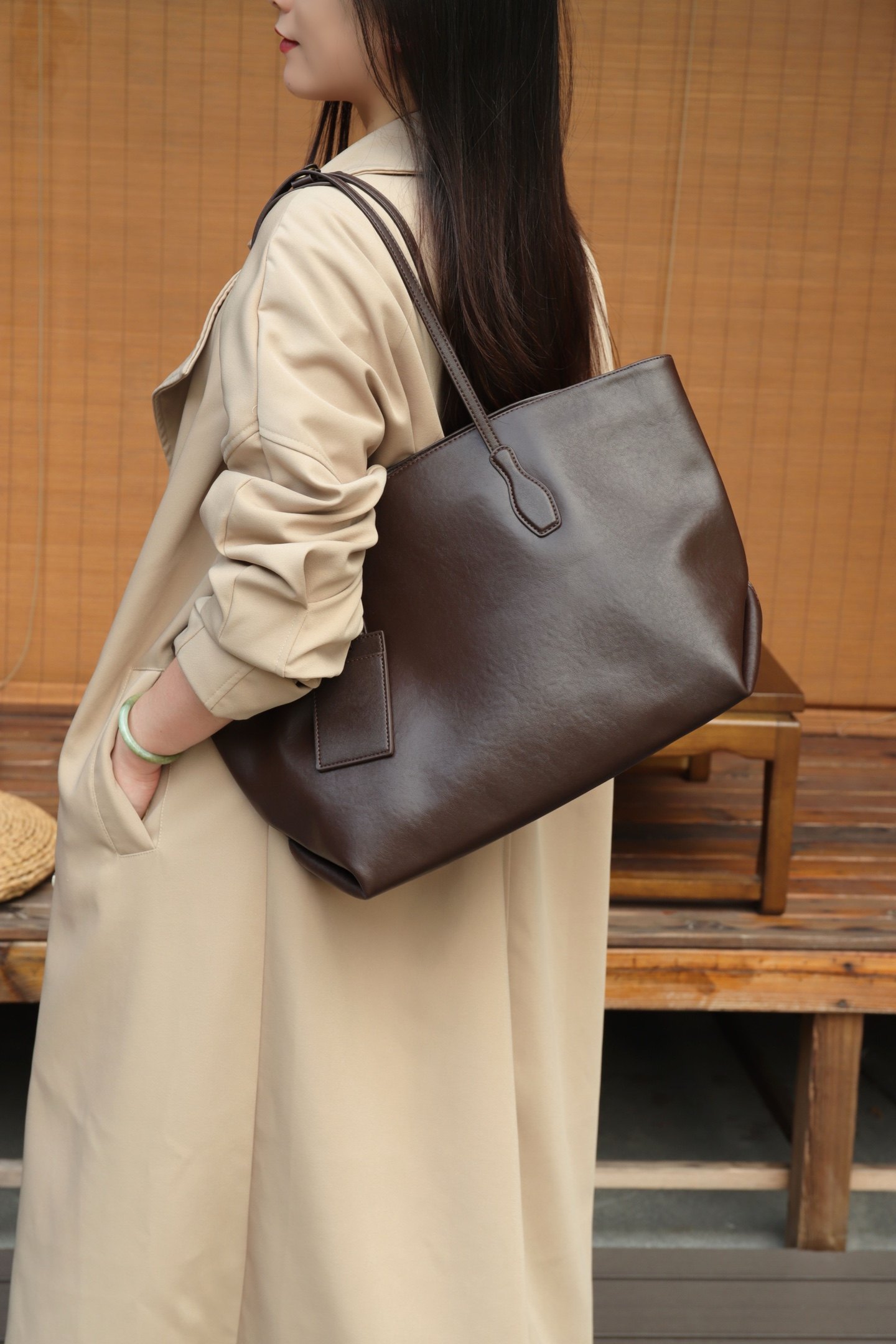 秋冬必入~~质感好真皮女包百搭时尚复古头层牛皮手提腋下大容量包