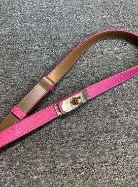 梦嘉丽手掌纹锁扣连衣裙腰带女