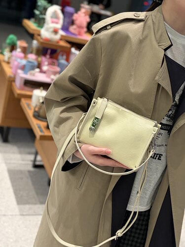 头层牛皮手提单肩简约小方包女