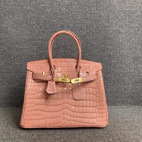 牛皮锁扣百搭定型牛皮女包