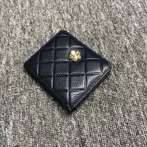 时尚女款真皮短款钱包头层牛皮