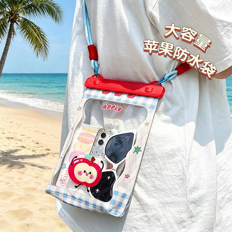 可爱手防水袋大容260507机量海边旅游品游泳专用斜用收纳挎包可触
