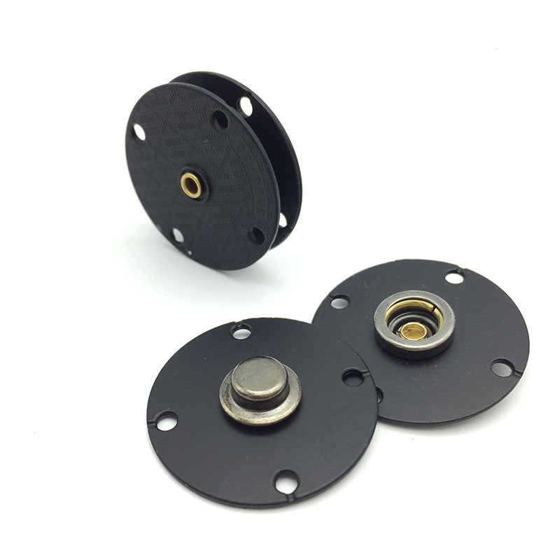 铜质金属暗扣按扣纽扣大衣子母扣吸铁扣摁扣外套毛磁铁扣子钮扣大