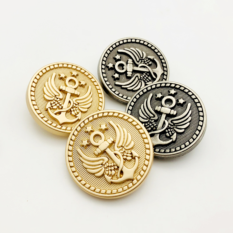 高档毛呢大衣纽扣百搭金属扣子