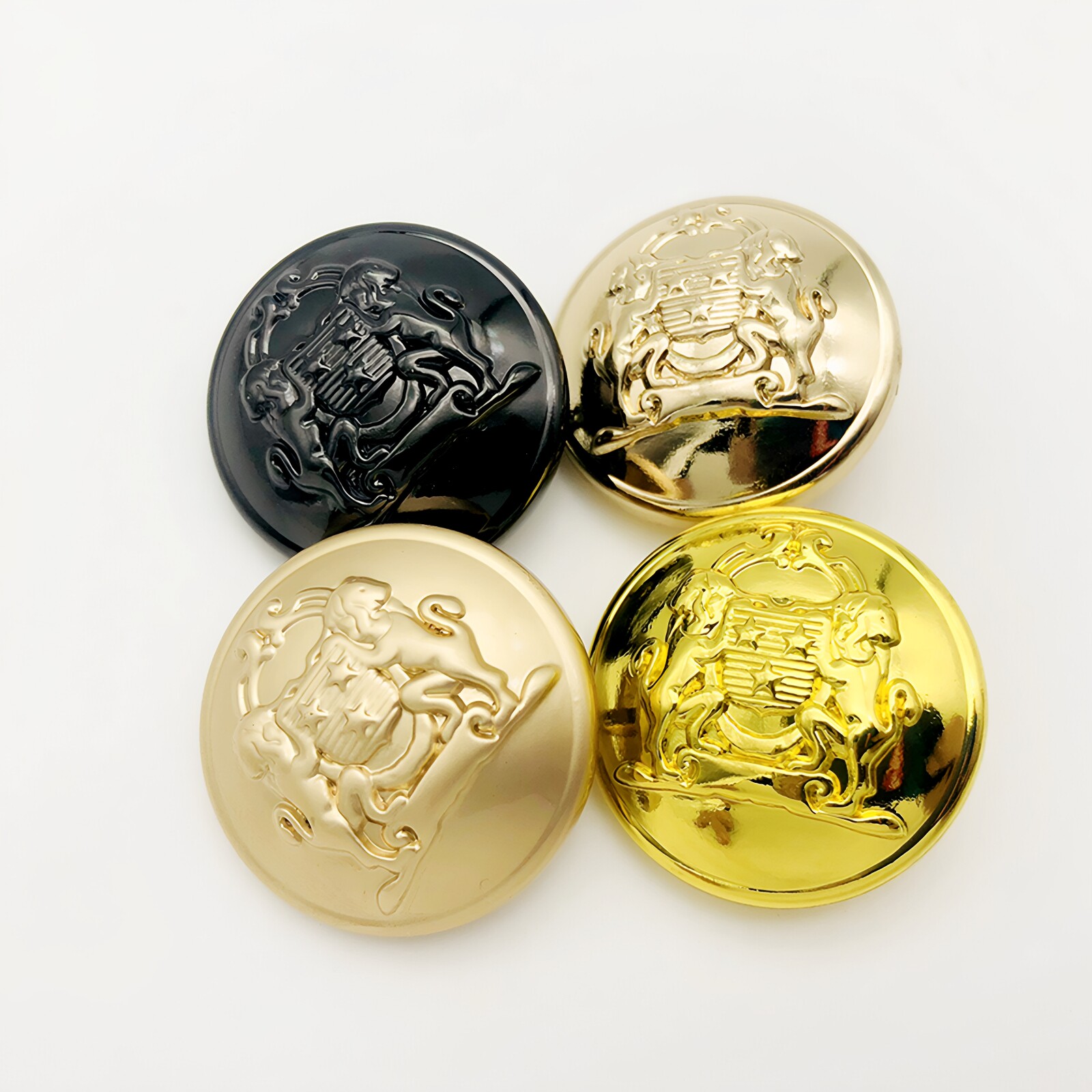 高端英伦风男女西装纽扣圆形衣服扣子金色大衣外套西服扣钮扣袖扣
