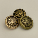 饰扣子圆形 装 金属复古做旧大衣外套上衣纽扣西装 毛衣钮扣高档开衫