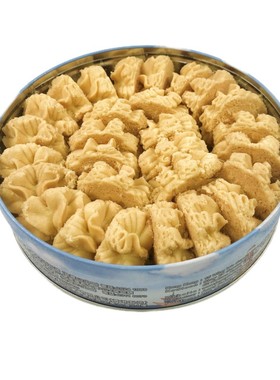 香港Jenny进口食品珍妮曲奇聪明小熊饼干牛奶油小花饼休闲小零食