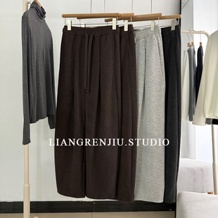 弯刀休闲裤 摩卡糯叽叽长裤 2688B13 舒适双面绒感 巨软糯店主推荐