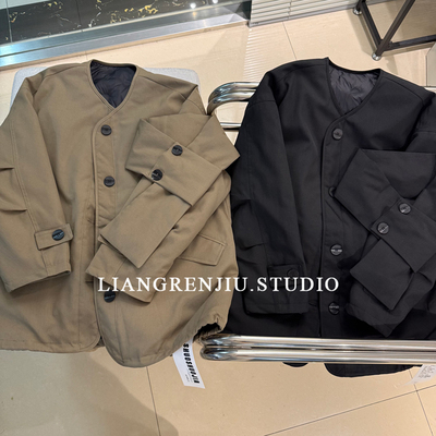 纯色宽松大版舒适羽绒服