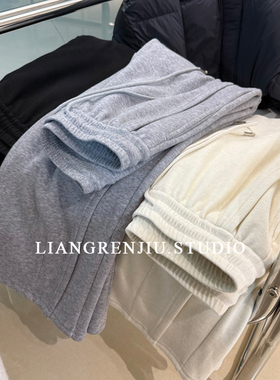 加绒加厚。自留款。软糯垂感直筒秋冬弹力显瘦休闲裤25630B13R