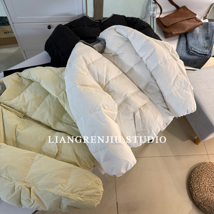 圆领厚实外套冬季 优质90白鸭绒 羽绒服6215AR 国标绒 公司货