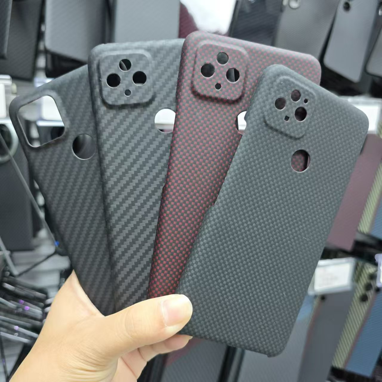 适用谷歌pixel5a手机壳凯夫拉pixel4a全包防摔5a超薄防摔商务款保护套