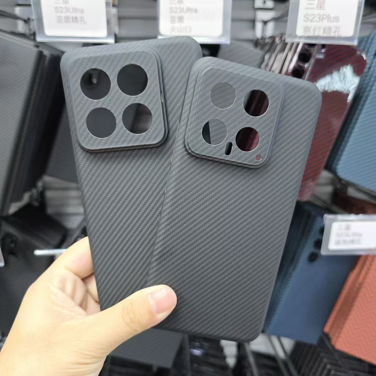 适用小米14凯夫拉手机壳小米15pro芳纶纤维手机套小米14防摔耐磨磁吸款保护套