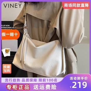 斜挎包女包大容量通勤学生休闲单肩包大包 Viney托特包包2025新款