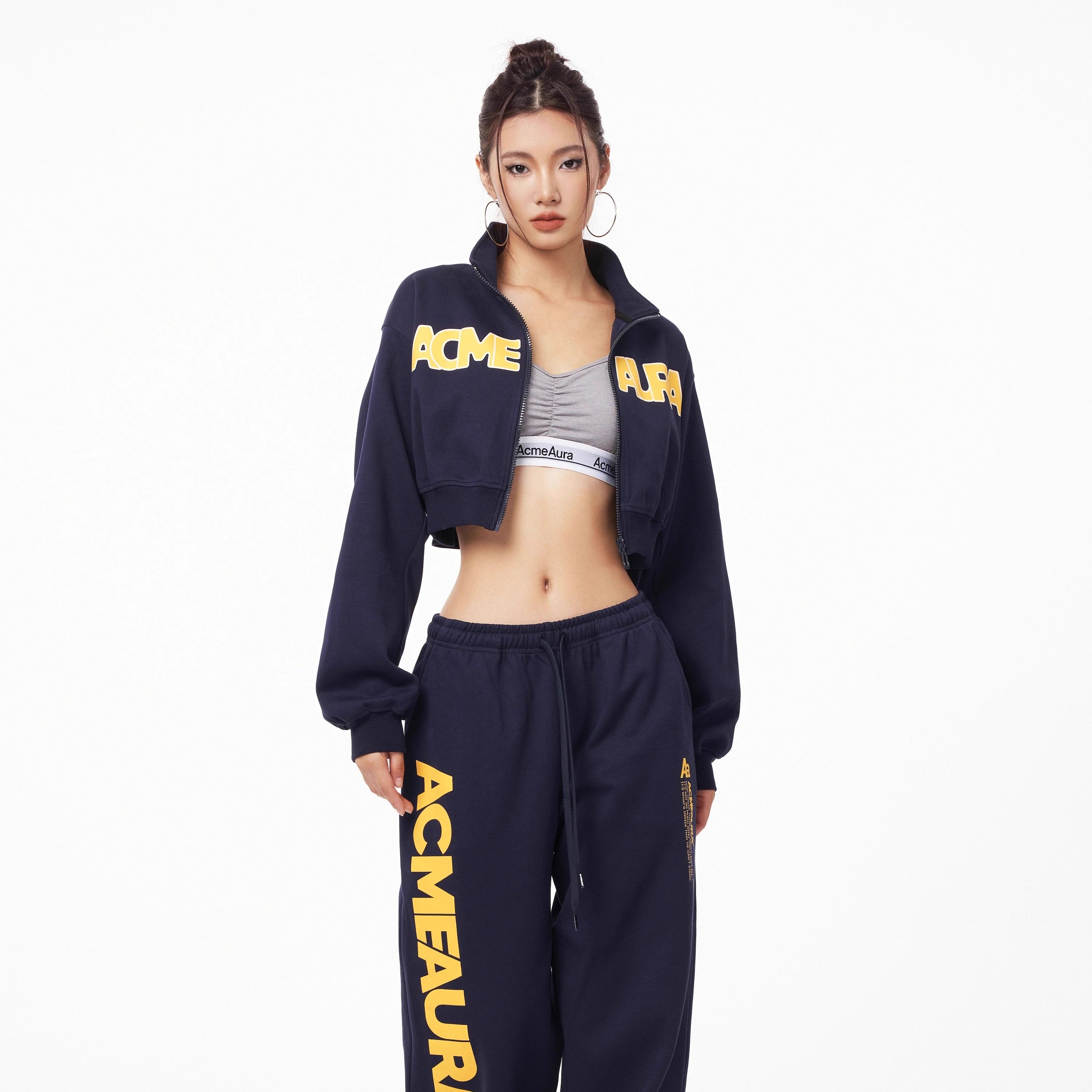 GHPC 中性原创国潮爵士舞服饰裤子街舞hiphop美式复古运动束脚裤