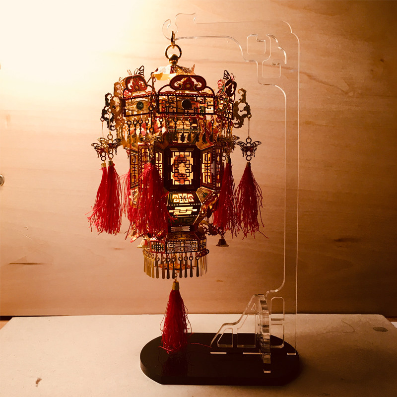 宫灯3D金属拼装模型玩具手工礼品男生闺蜜了生日礼物DIY装饰摆件