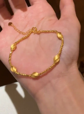 小红书爆款拉丝工艺绸缎细款手链小众精致简约感饰配