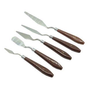 小抹刀刮刀翻糖蛋糕巧克力奶油调色裱花油画烘焙工具套装