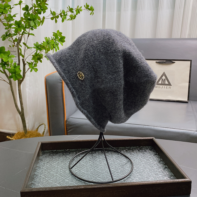M标秋冬男女出游休闲羊毛堆堆帽