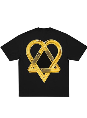 PALACE 25FW 爱心三角印花T恤全棉休闲圆领半袖潮牌情侣款短袖