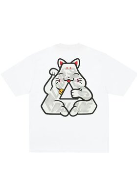 潮牌招财猫经典短袖男女同款tee