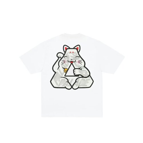 潮牌招财猫经典短袖男女同款tee