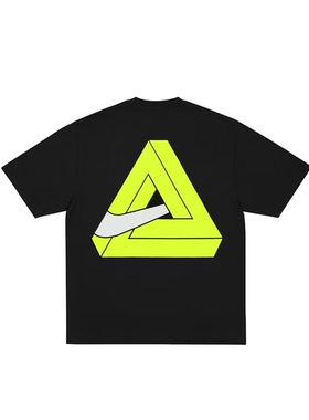 palace 联名NK重叠LOGO印花短袖TRI SWOOSH T-SHIRT男女同款