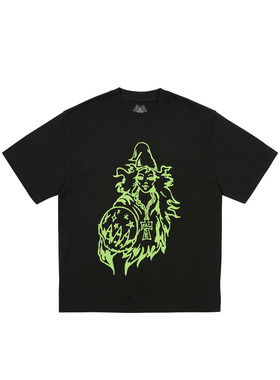 PALACE 25SS纯棉巫师印花短袖 圆领宽松涂鸦T恤 男女同款潮流半袖
