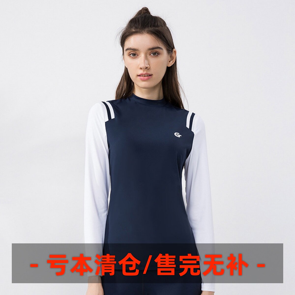 高尔夫女士上衣 冰丝长袖夏季T恤速干女款GOLF户外运动休闲服包邮