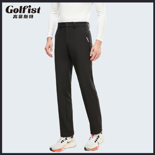 长裤 直筒男球裤 男士 子修身 高尔夫加绒加厚防寒保暖户外运动裤 冬季