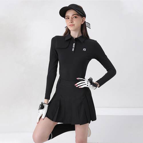 春秋季女士长袖短裙高尔夫服装