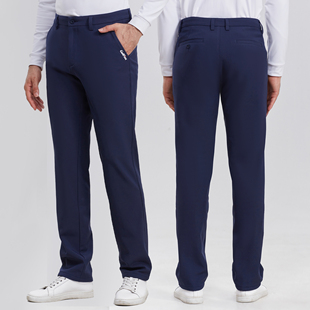 男士 直筒中腰球裤 冬季 子防寒保暖运动修身 加绒加厚裤 高尔夫长裤