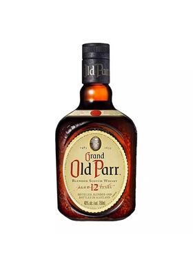 英国进口 Old Parr 老伯威12年 尊享欧伯12年特醇苏格兰威士忌