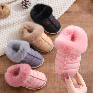 12.9元包邮  趣米卡  儿童棉拖鞋