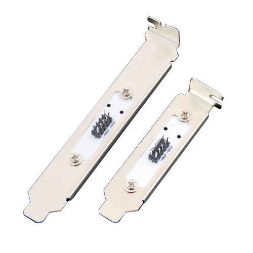 机箱挡板位外置开机键出线板外接开机按钮出线延长线机箱挡片