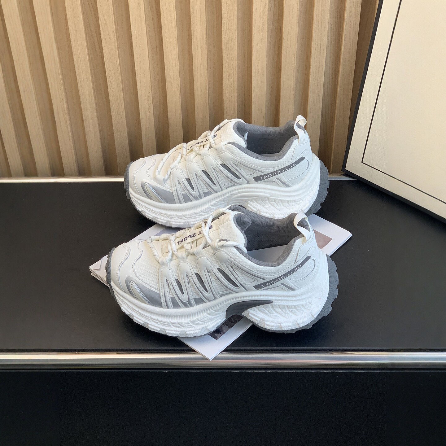 欧货厚底增高老爹鞋女2026春季新款时尚百搭系带防滑休闲运动鞋子