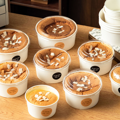 4寸6寸一次性【戚风蛋糕纸碗】