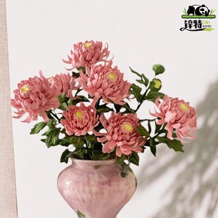 扭棒花工dy自制件装饰不含花家餐花艺扭束手i摆花瓶居桌面桌