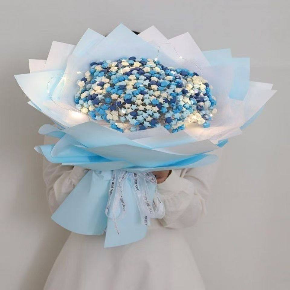 花日iy手工制作人送朋闺料束星星生礼物d情节女友蜜材包,玩具/童车/益智/积木/模型,手工创意粘贴类,淘宝优惠券,粉丝福利购,淘宝优惠卷