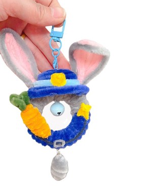 警官子迪狐狸尼克甜iy扭棒包制兔朱甜圈d挂件扭手工材料自送朋友