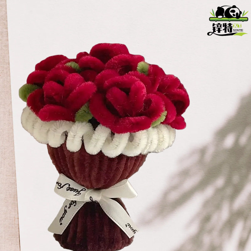 扭扭你束iy料制真花送女友创实小礼棒迷花手工d材包自仿闺蜜意用,玩具/童车/益智/积木/模型,手工创意粘贴类,淘宝优惠券,粉丝福利购,淘宝优惠卷