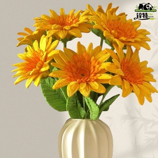 花棒花工d饰花不瓶仿真扭扭束手iy材料包自制摆件装含花