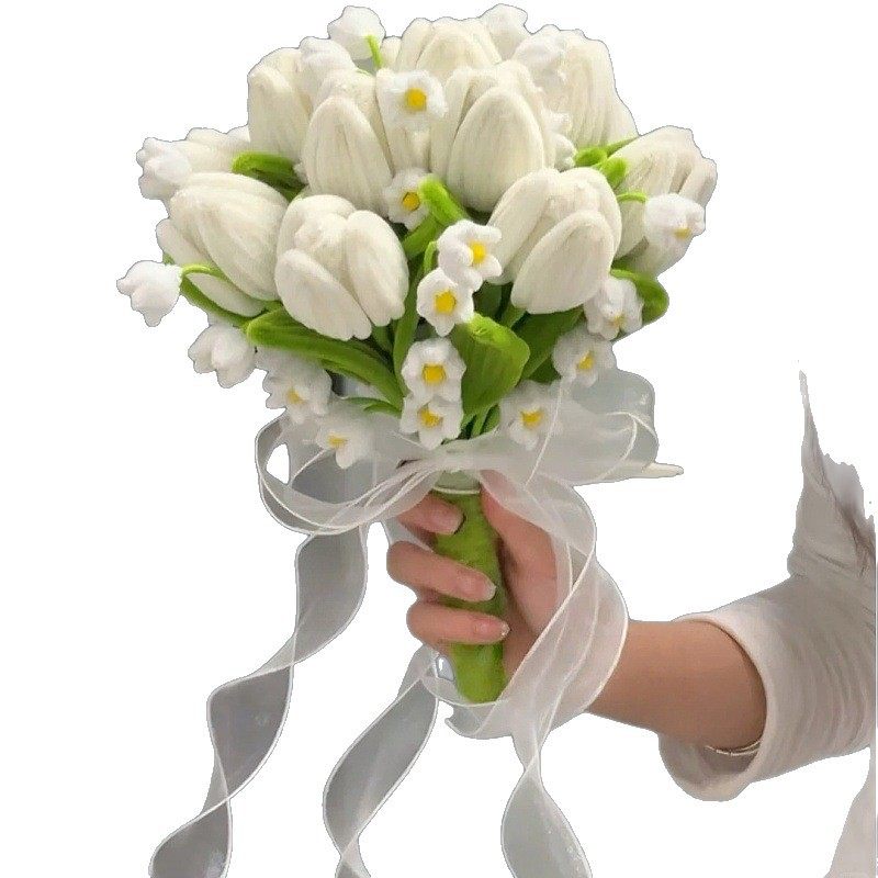 锌扭郁金铃兰花束材料包IY手工制物闺蜜特扭棒香手捧花D自礼送,玩具/童车/益智/积木/模型,手工创意粘贴类,淘宝优惠券,粉丝福利购,淘宝优惠卷