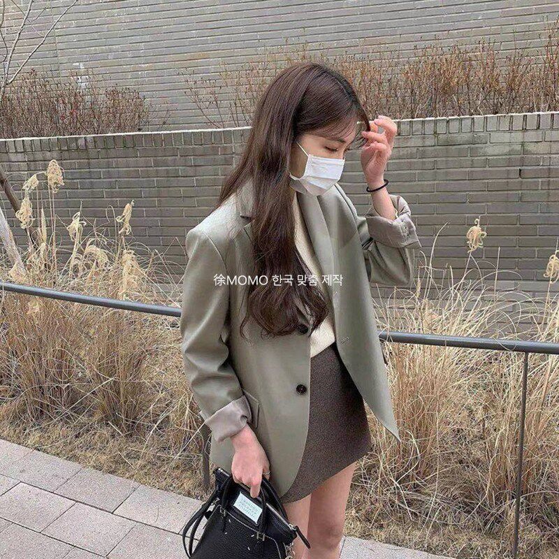 Coex Mall 首尔 重磅西服!韩国2025秋季设计感罕见绿色西装外套