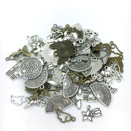 Ретро металлическое механическое милое ожерелье и серьги ручной работы, подвеска, чехол для телефона, в стиле панк