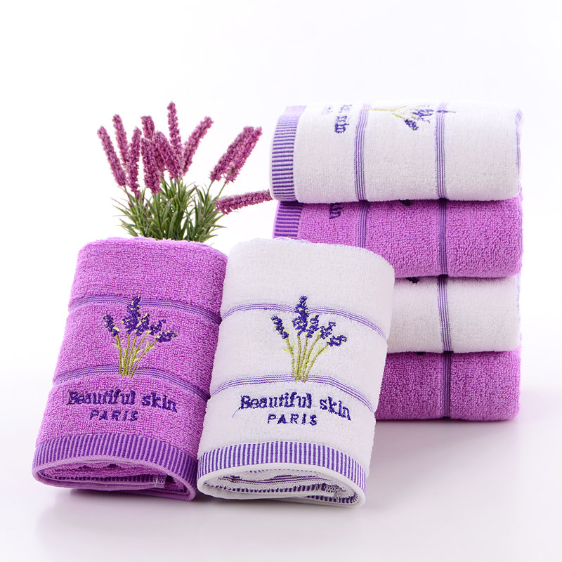 10条家用毛巾棉吸水洗脸面巾成人男女脱孝婚庆回礼帕子绣字logo