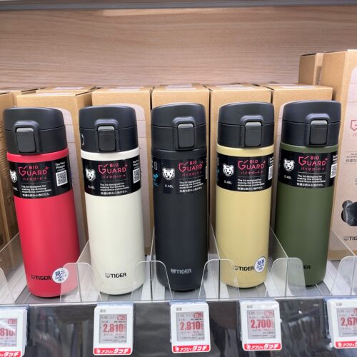日本虎牌新款不锈钢超轻保温杯子