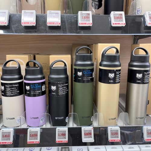 日本虎牌户外运动大容量保温杯