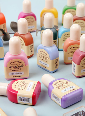 正品 月猫 VersaCraft 多用印台印油 布用单方VK-R补充液 满包邮