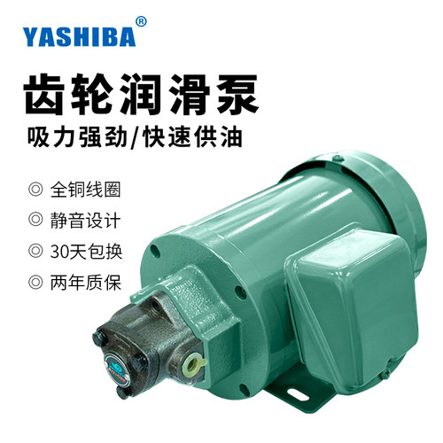 YASHIBA齿轮泵油泵摆线泵维良油泵TOP 11A 小型车床机床油泵 220V - 封面